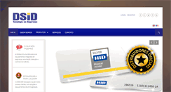 Desktop Screenshot of dsidcard.com.br